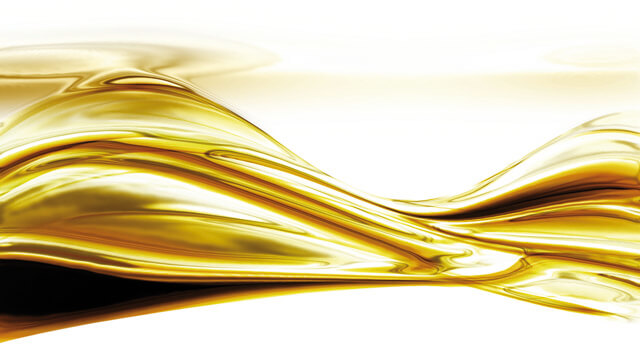 Oil flowing
