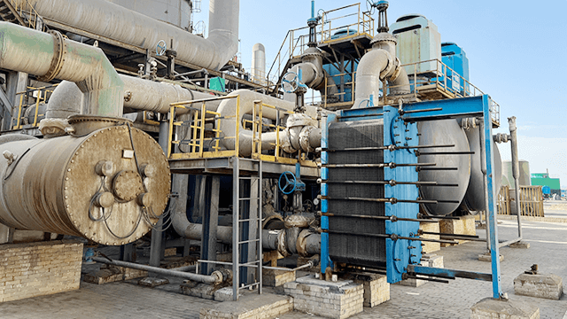 alfa-laval-plate-heat-exchanger-on-sulphuric-production-site